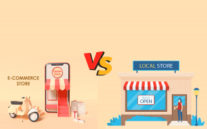 E-commerce vs. local store