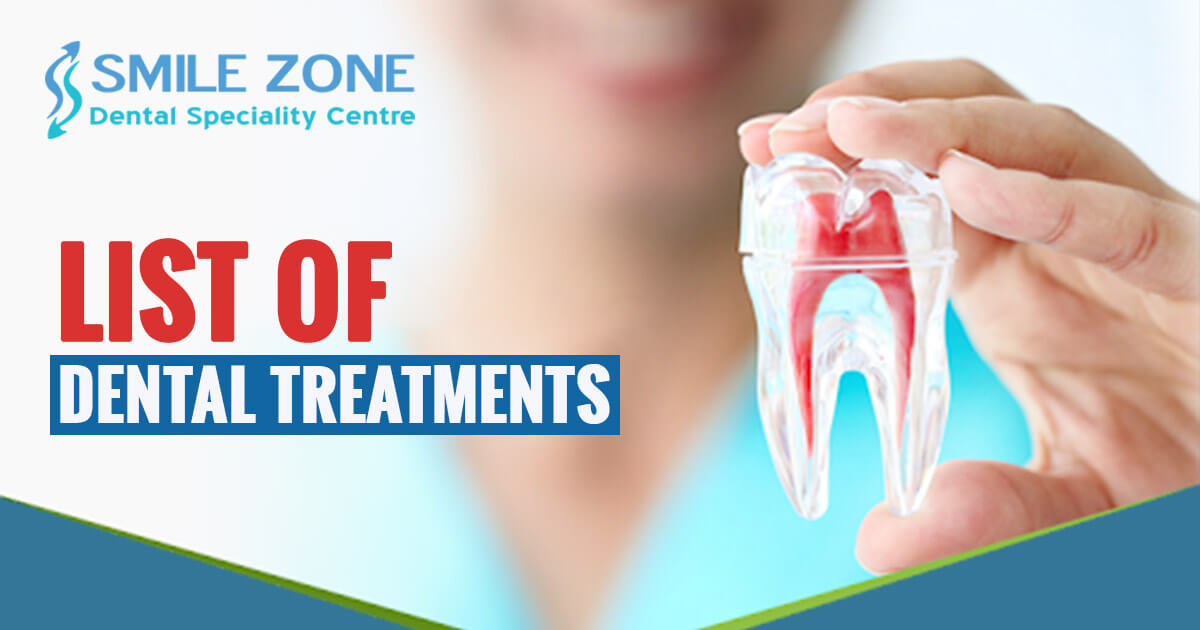 List of dental treatments