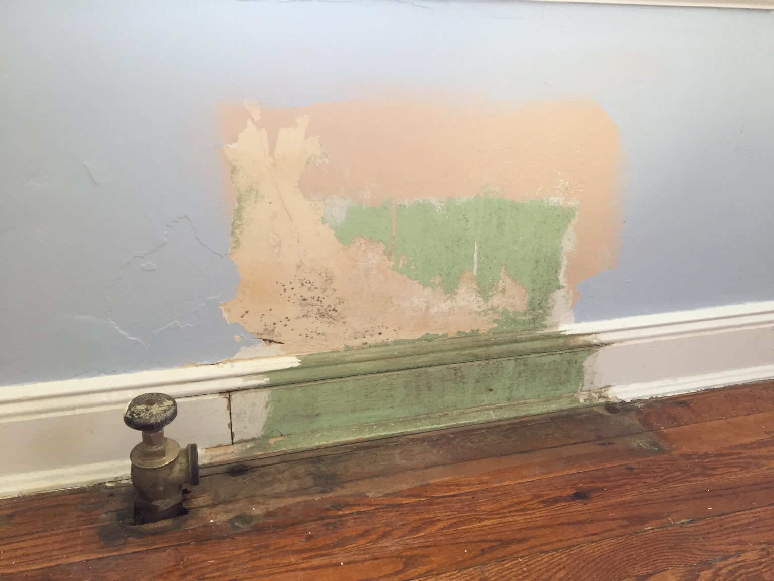 How to paint behind a radiators Home