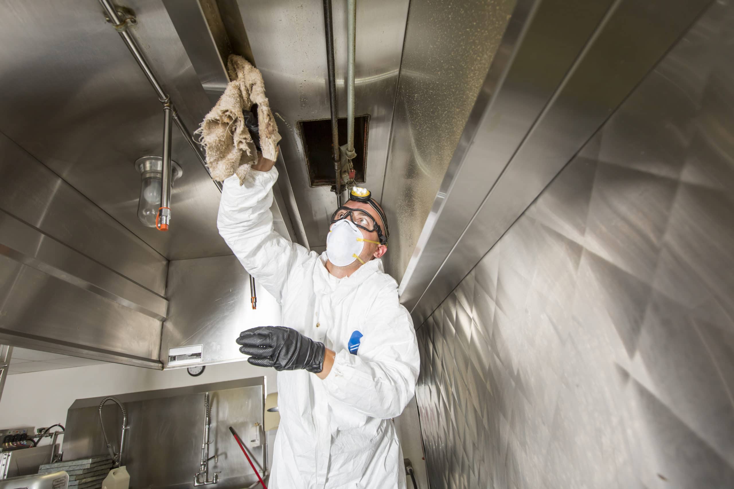 Exhaust hood cleaning