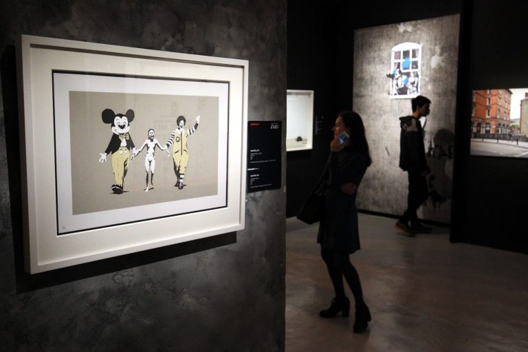 Girl with Balloon Banksy Prints – Two Artists Get Under The Weather