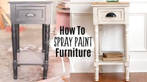 Spray Painting Techniques - Interior Design Advice on New Options for Old Products