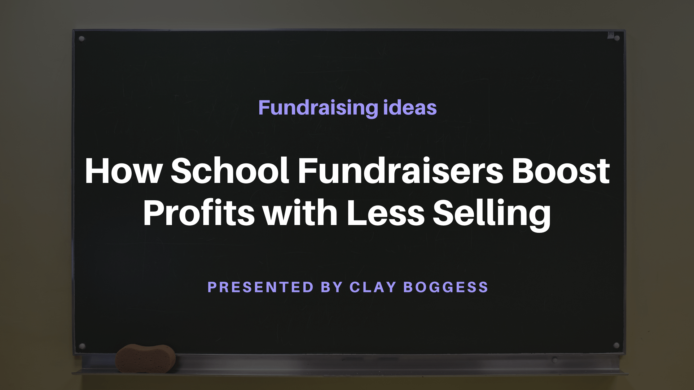 School Fundraisers Boost Profits
