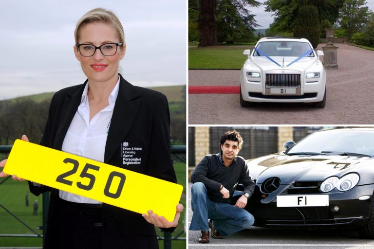What are the most expensive number plates in the UK?