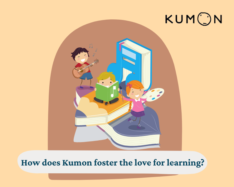 How does Kumon foster the love for learning?