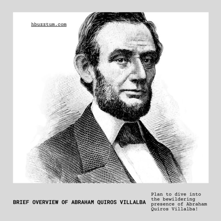 Brief overview of Abraham Quiros Villalba