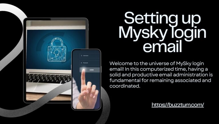Setting up Mysky login email