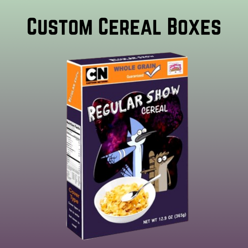 Blank Cereal Box
