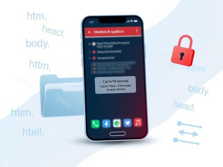 Understanding Content CZ MobileSoft AppBlock FileProvider Cache Blank HTML Files