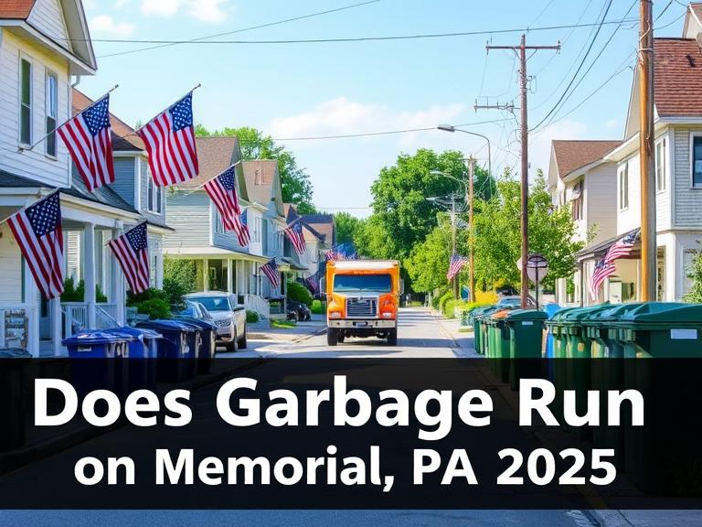 Does Garbage Run on Memorial Day Berwick PA 2025?