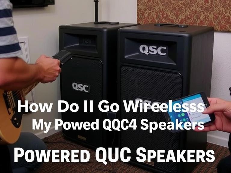 How Do I Go Wireless on My Powered QSC Speakers? A Complete Guide