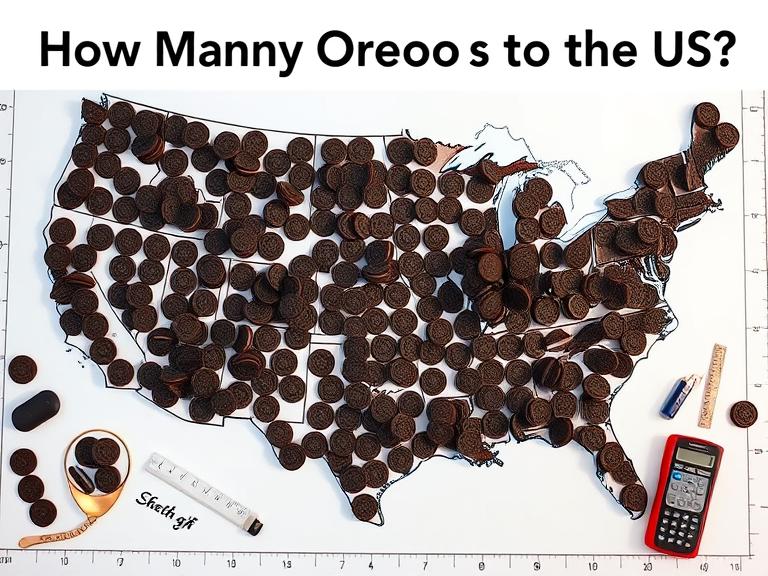 How Many Oreos to Cover the US?