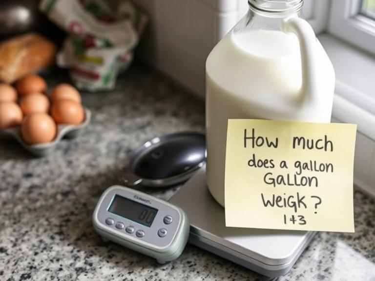 How Much Does a Gallon of Milk Weigh?