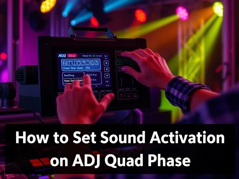 How to Set Sound Activation on ADJ Quad Phase: A Step-by-Step Guide