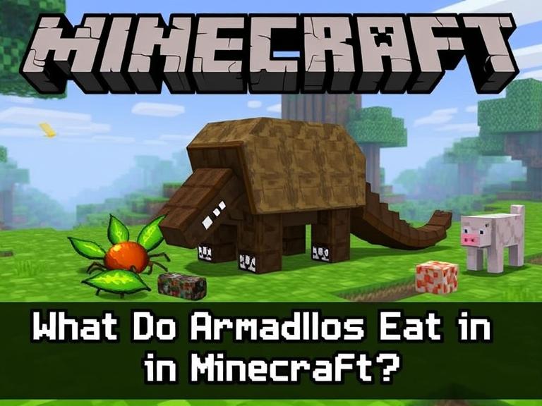 What Do Armadillos Eat in Minecraft: Complete Feeding Guide