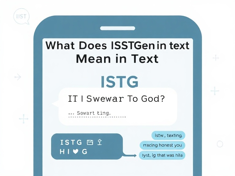 What Does ISTG Mean in Text? A Complete Guide What Does ISTG Mean in Text? A Complete Guide