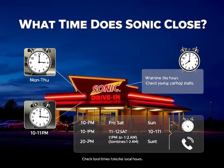 What Time Does Sonic Close?