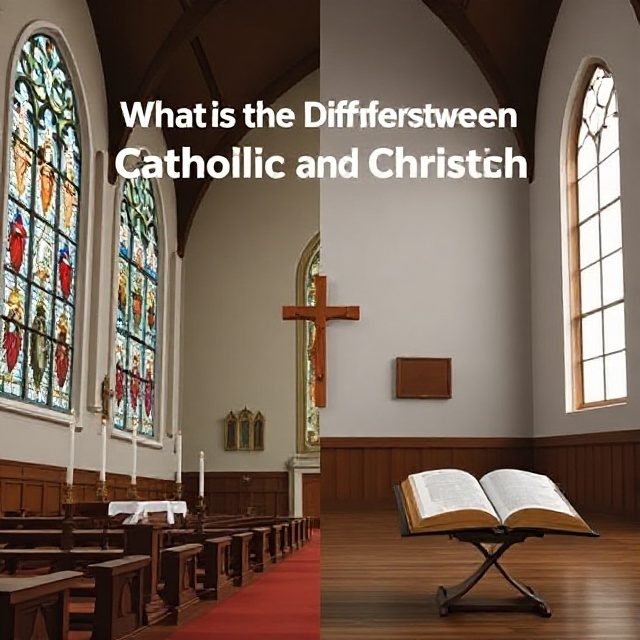 What is the Difference Between Catholic and Christian?