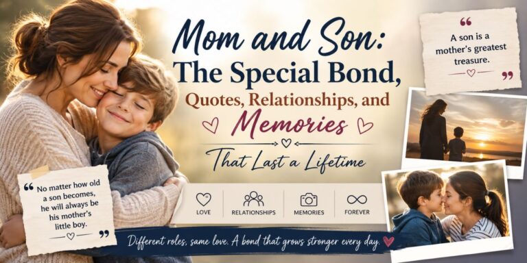 Mom and Son: The Special Bond, Quotes, Relationships, and Memories That Last a Lifetime