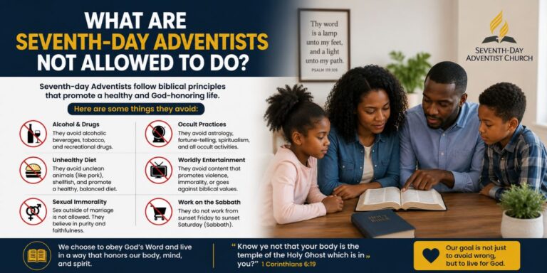 What Are Seventh day Adventists Not Allowed to Do?