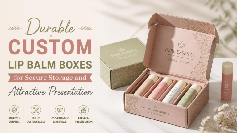 Durable Custom Lip Balm Boxes for Secure Storage and Attractive Presentation Durable Custom Lip Balm Boxes for Secure Storage and Attractive Presentation
