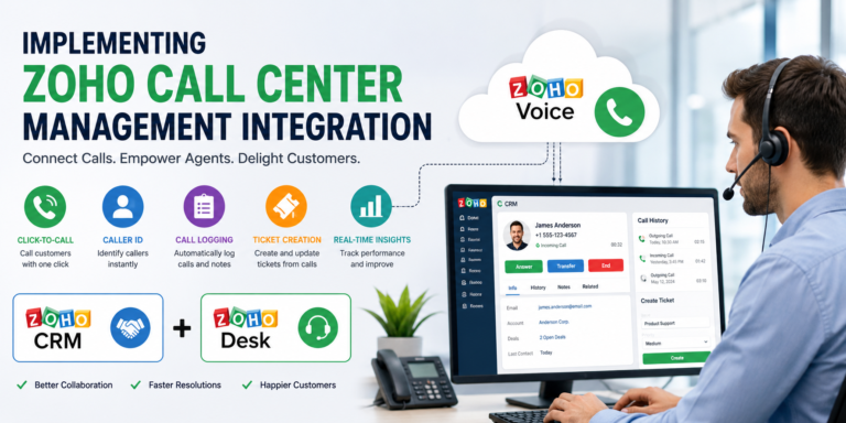 Implementing Zoho Call Center Management Integration: A Complete Guide