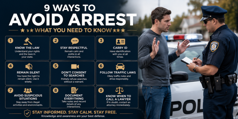 9 Ways to Avoid Arrest: What You Need to Know 9 Ways to Avoid Arrest: What You Need to Know