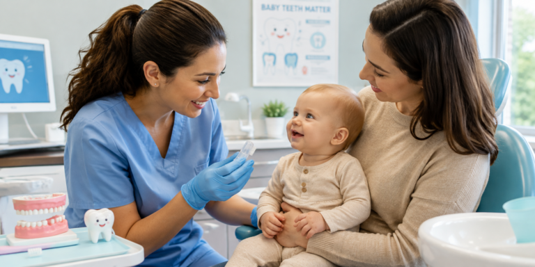 How Pediatric Dentists Help Infants Transition From Gums To Their First Teeth