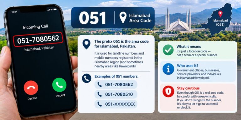 Getting Calls from 051 Numbers? What the 051 Prefix Really Means