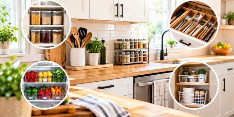 6 Kitchen Organization Ideas for a Clutter-Free Space