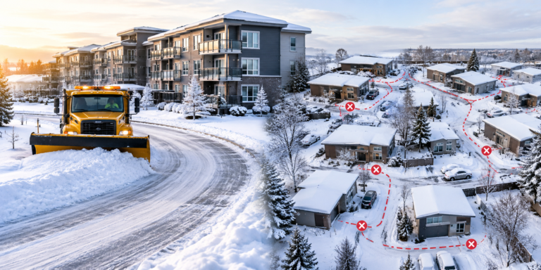 The Biggest Strata Property Is Not Always the Hardest—The Most Fragmented One Is: Why Broken-Up Sites Break Simple Snow Routes